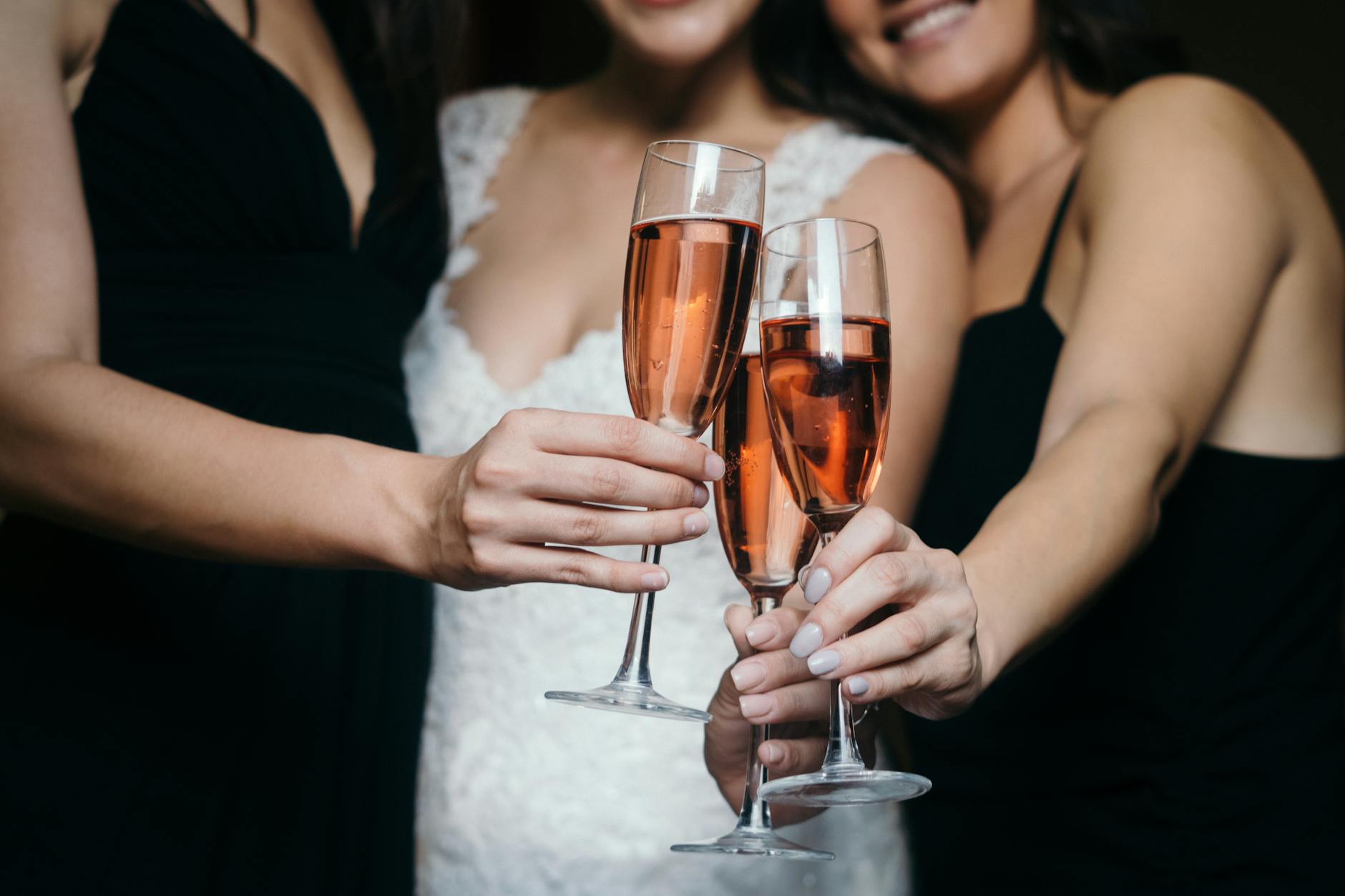 Personalized Stemless Wine Glass with Bridesmaid Name