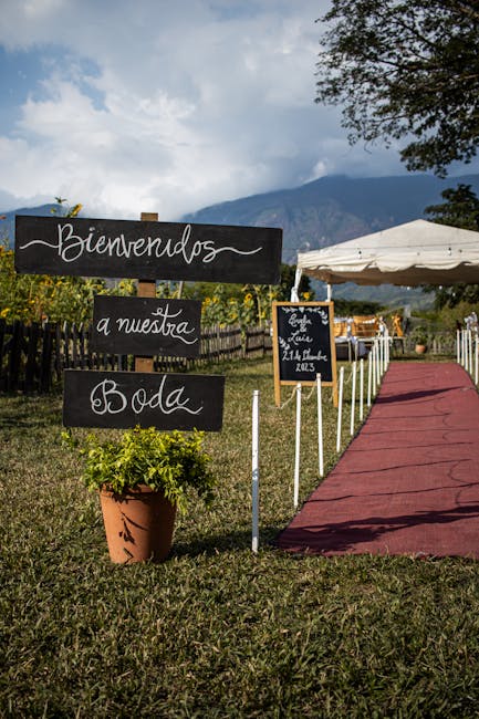 Rustic chalkboard wedding welcome sign decorated with eucalyptus garland and roses