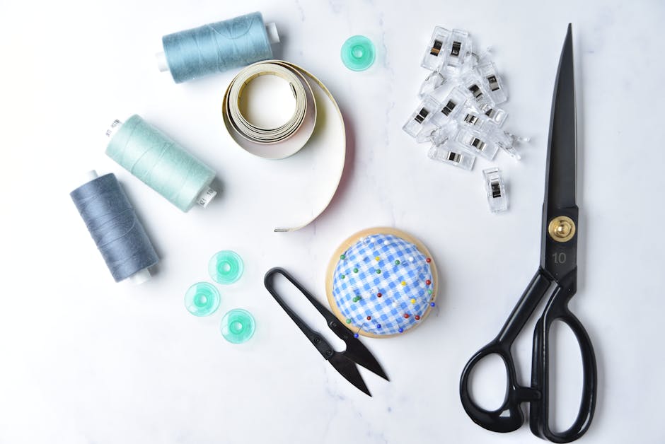 Wedding emergency kit wardrobe repair tools including a mini sewing kit and safety pins