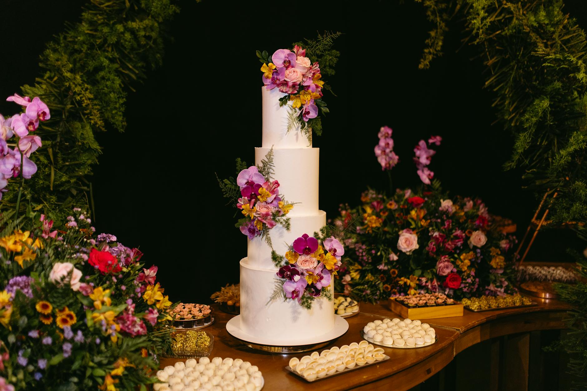 Cheese wheel cake as a savory wedding cake alternative for wine country weddings