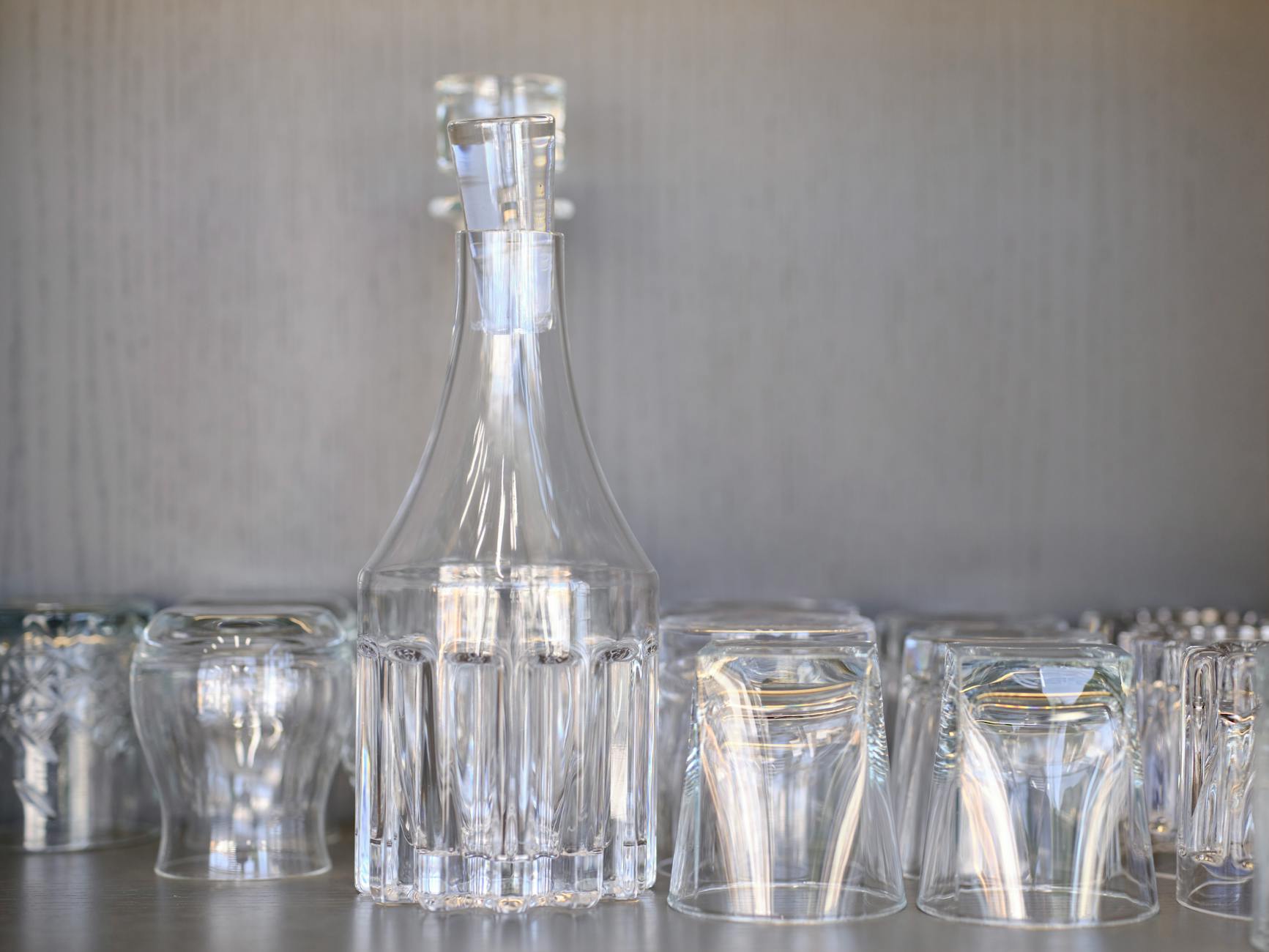 Personalised whiskey decanter set as a father of the bride gift
