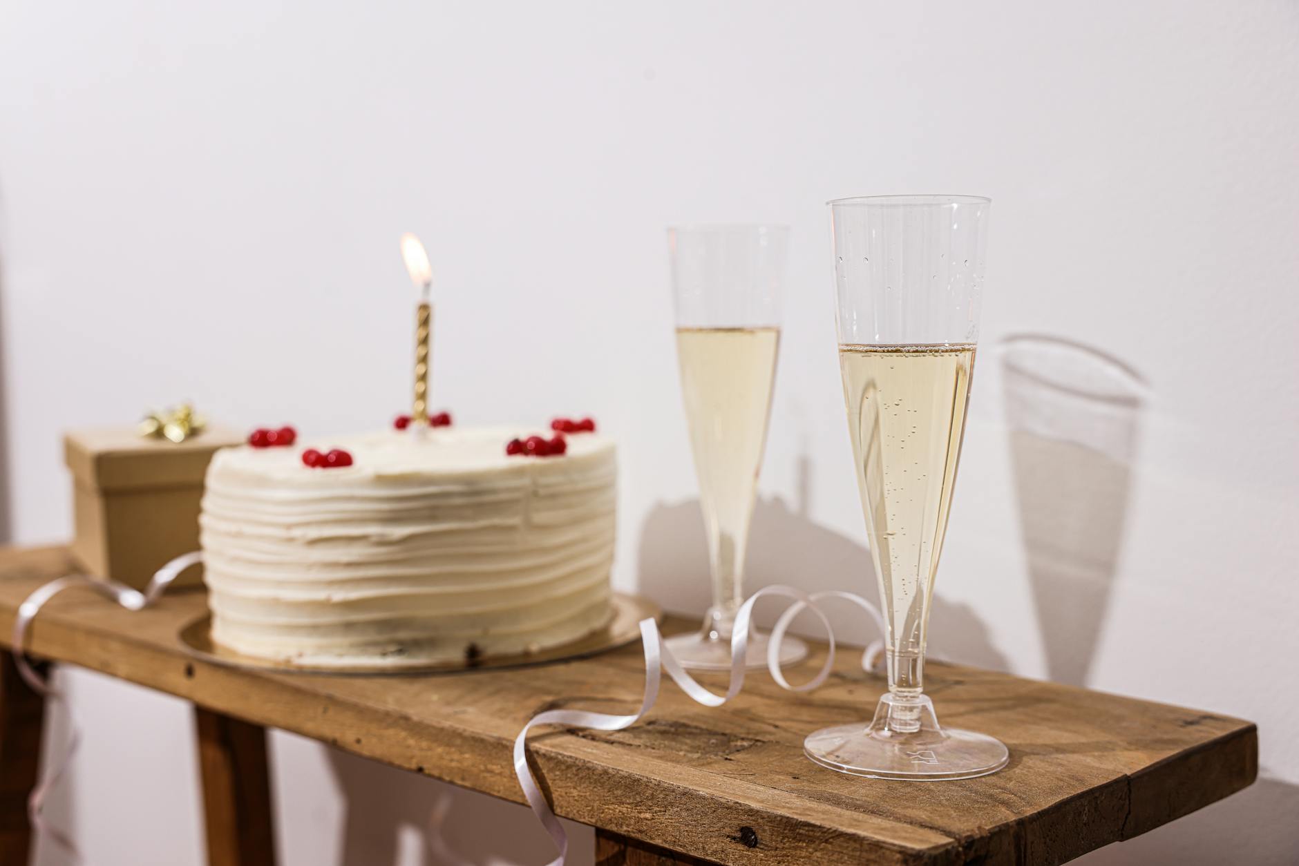 Mr and Mrs champagne flutes, a toasting bridal shower gift idea