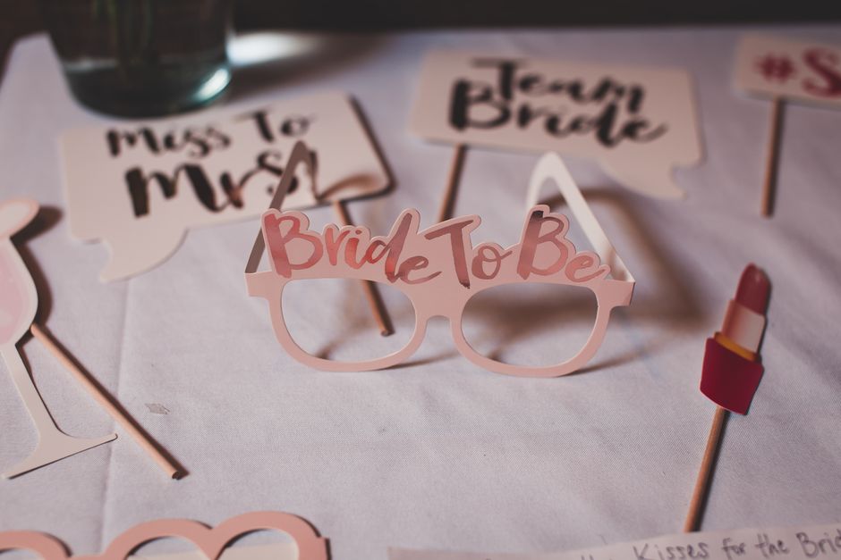 Bride to Be sash, a bachelorette party decoration idea for the guest of honor