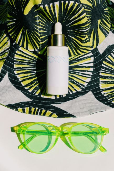 Reef safe sunscreen packed for honeymoon beach destination