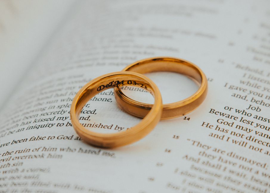 Personalized wedding ring dish engraved with a couple's initials, a meaningful ring dish idea