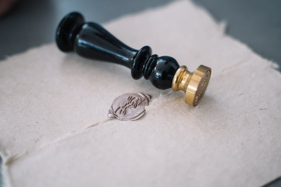 Wax Seal Stamp Kit with Custom Initials