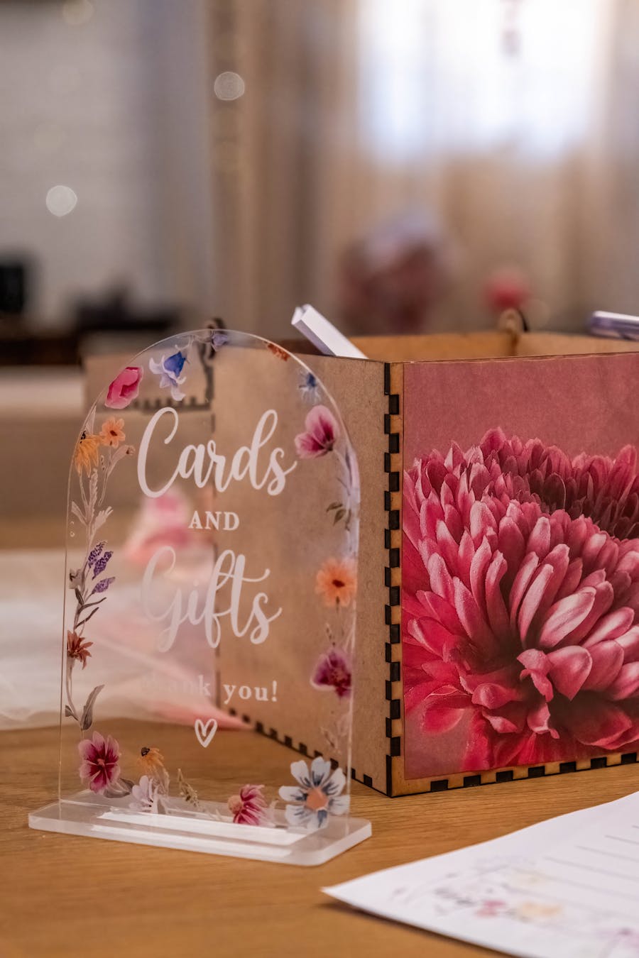 Clear Acrylic Seating Chart Sign Blank (24 x 36)