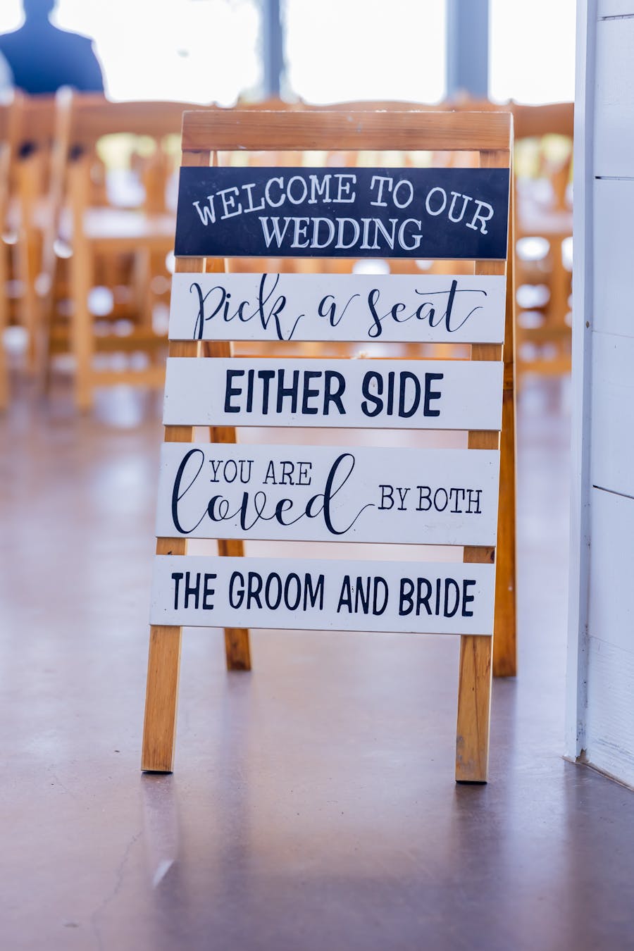 Vinyl Lettering Decal Kit for Wedding Signs