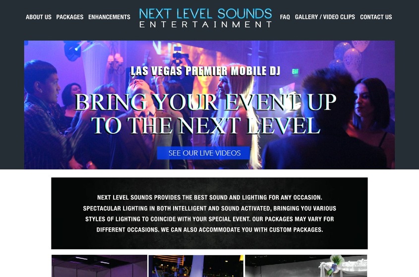 Next Level Sounds wedding vendor photo