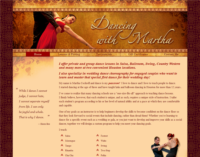 Dancing With Martha wedding vendor photo