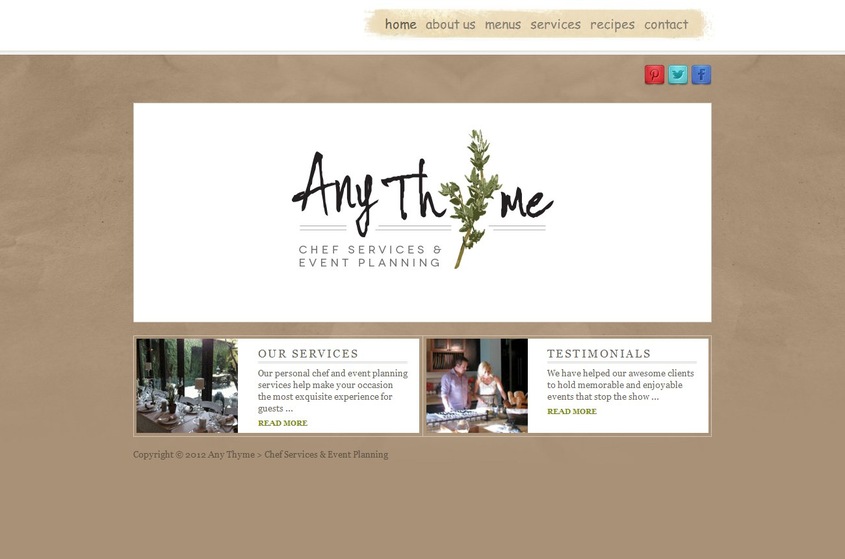 Any Thyme Catering wedding vendor photo