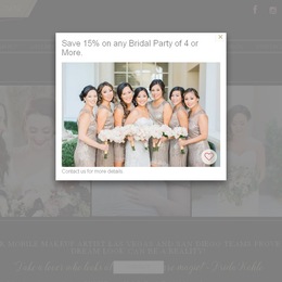 Photo of Brianna Michelle Beauty, a wedding hair and make-up artist in Las Vegas