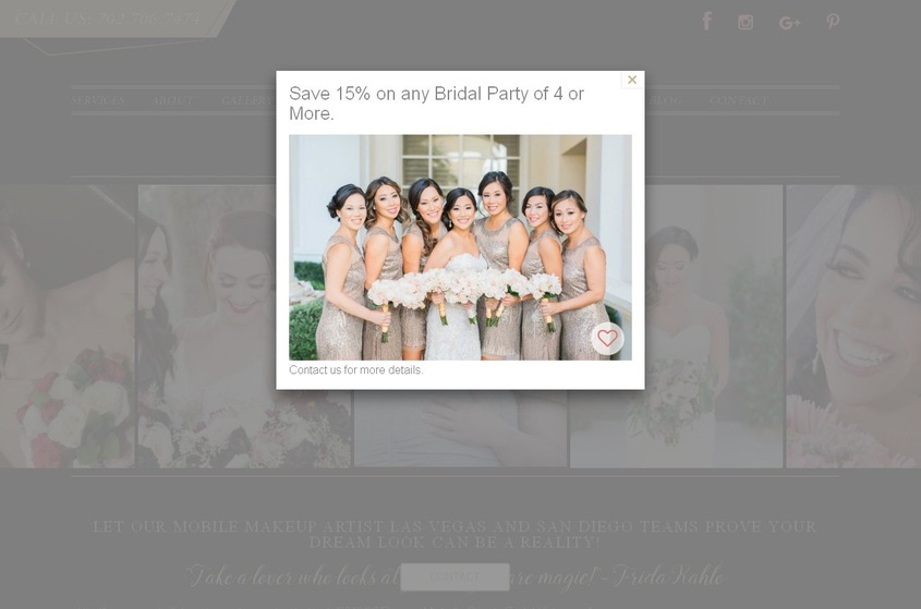 Brianna Michelle Beauty wedding vendor photo