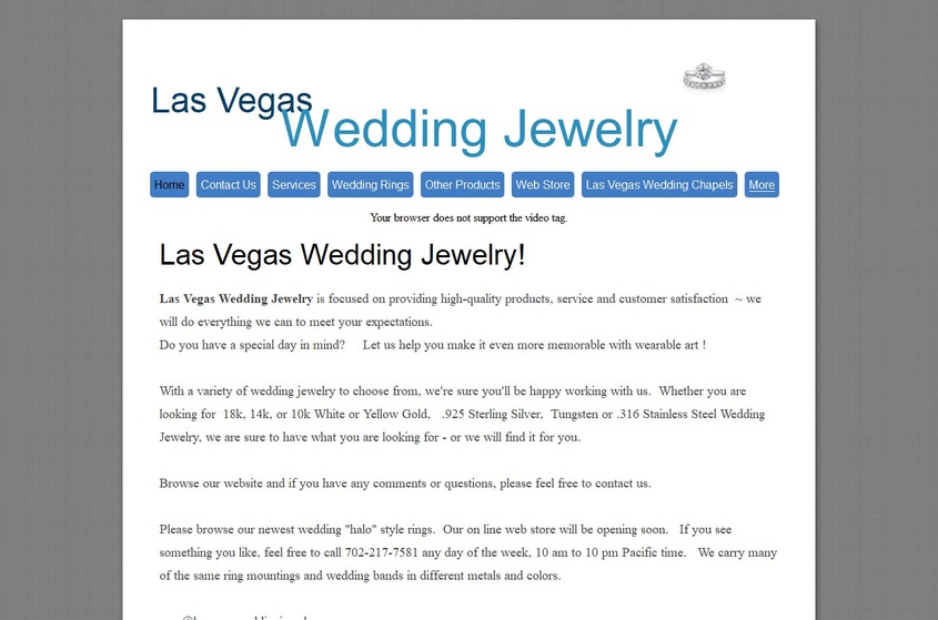 Las Vegas Wedding Jewelry wedding vendor photo