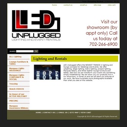 Photo of Led Unplugged, a wedding rentals in Las Vegas