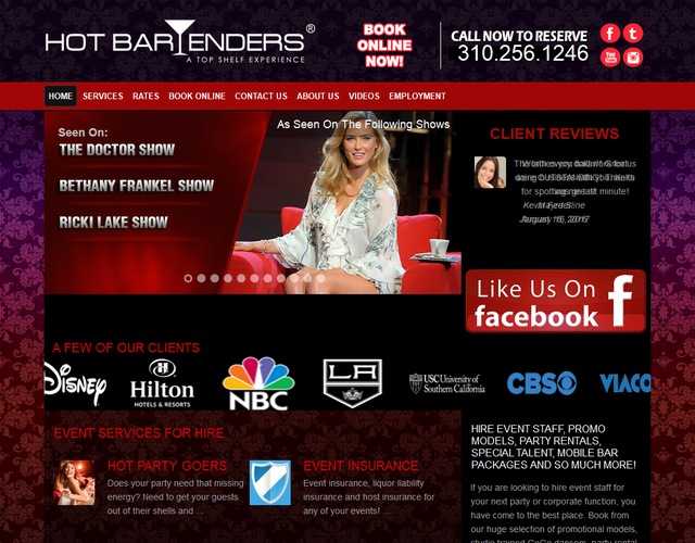 Hot Bartenders LA wedding vendor photo