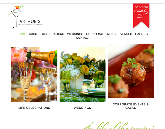 Arthur’s Catering wedding vendor photo