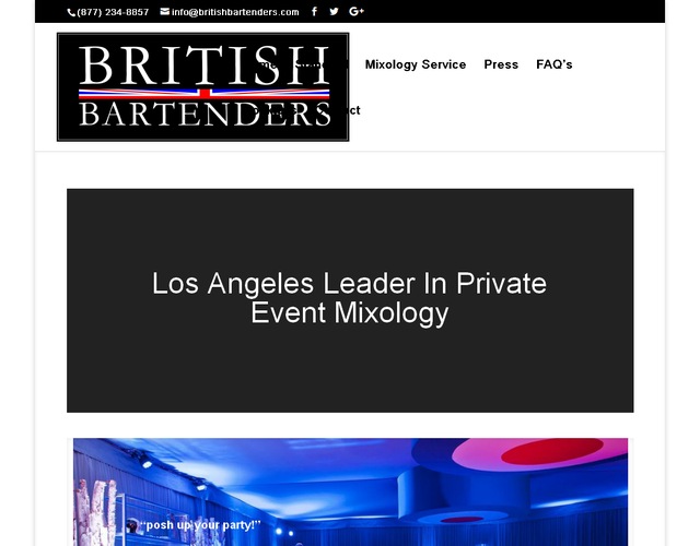 British Bartenders wedding vendor photo