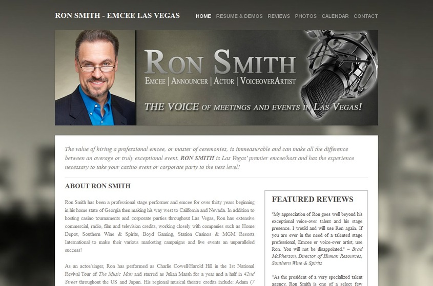 Ron Smith Emcee wedding vendor photo