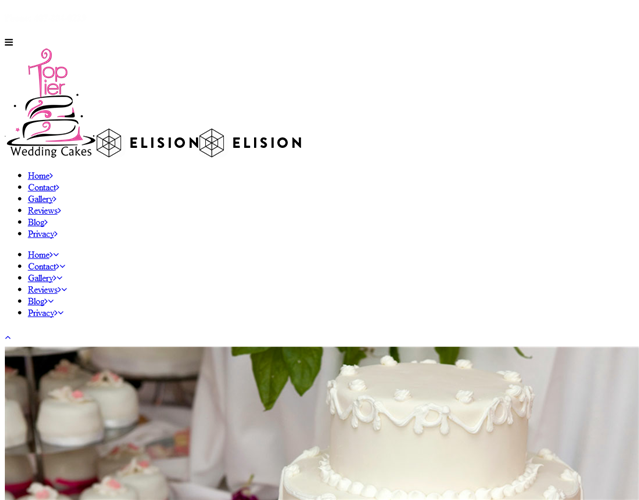 Top Tier Wedding Cakes wedding vendor photo