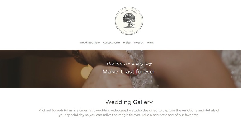 Michael Joseph Films wedding vendor photo