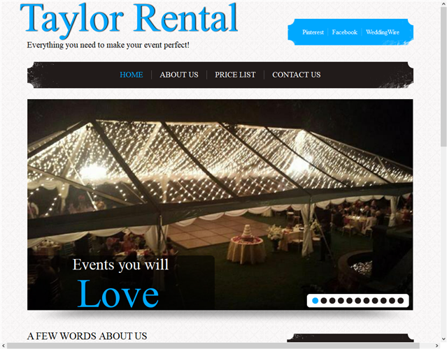 Taylor Rental wedding vendor photo