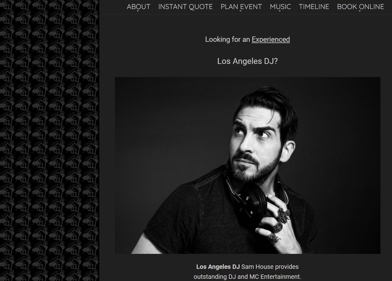 DJ Sam House wedding vendor photo