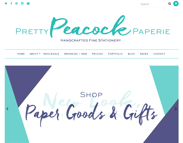 Pretty Peacock Paperie wedding vendor photo