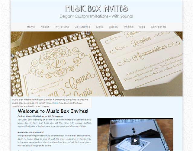 Music Box Invites wedding vendor photo