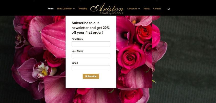 Ariston Flowers wedding vendor photo