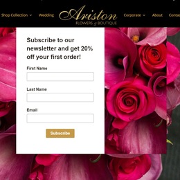 Photo of Ariston Flowers, a wedding florist in New York
