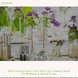 Photo of Dish Food & Events, a wedding caterer in New York