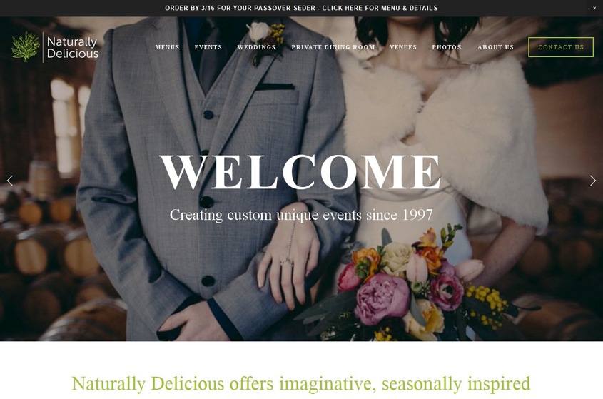 Naturally Delicious wedding vendor photo