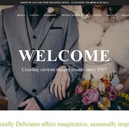 Photo of Naturally Delicious, a wedding caterer in New York