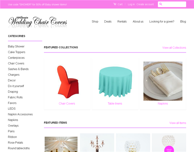 Wholesale Wedding Chair Covers wedding vendor photo