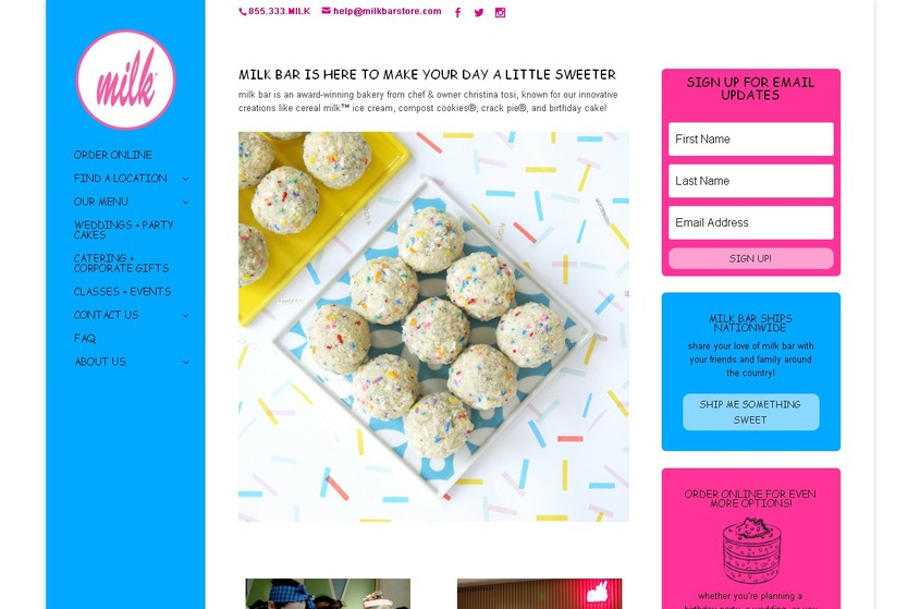 Milk Bar wedding vendor photo