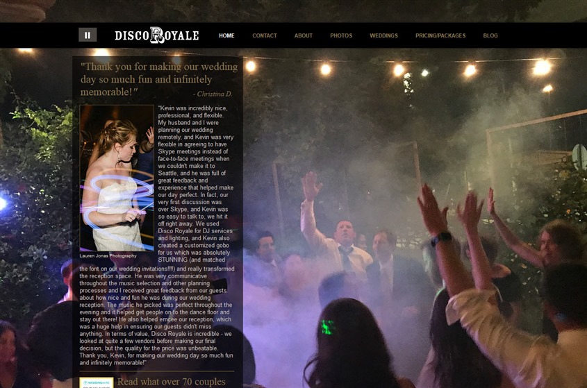 Disco Royale Entertainment wedding vendor photo