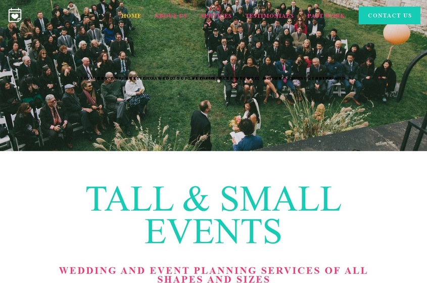 Tall & Small Events wedding vendor photo