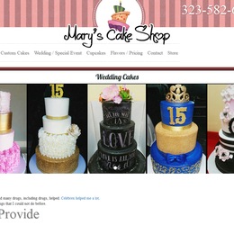 Photo of Mary's Cake Shop, a wedding cake bakery in Los Angeles