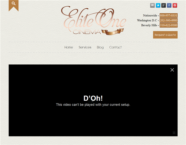 Elite One Cinema wedding vendor photo