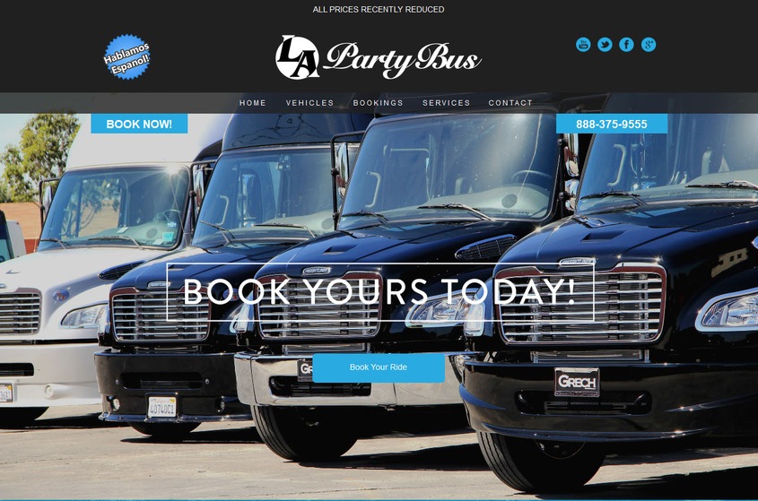 LA Party Bus wedding vendor photo