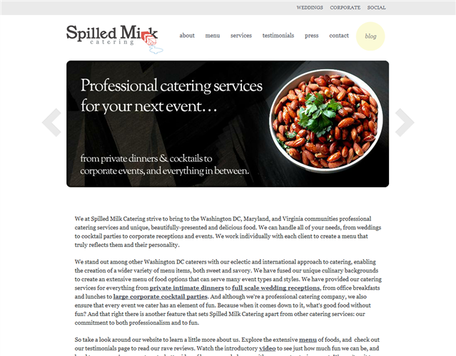 Spilled Milk Catering wedding vendor photo