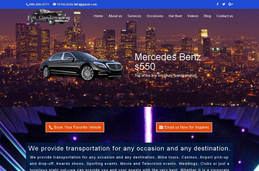 First Class Limousine wedding vendor photo
