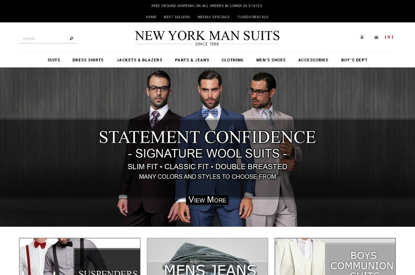 New York Man Suits wedding vendor photo