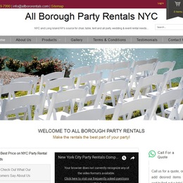 Photo of All Borough Party Rentals, a wedding rentals in New York