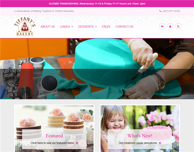 Tiffany's Bakery wedding vendor photo