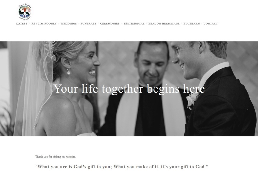 Rev. Jim Rooney wedding vendor photo