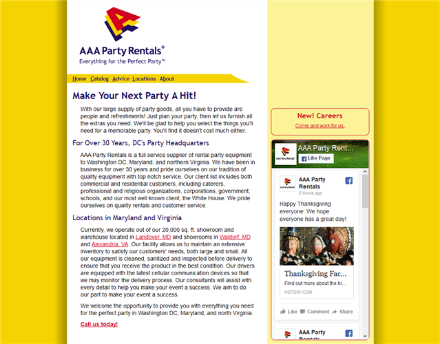 Aaa Party Rentals wedding vendor photo