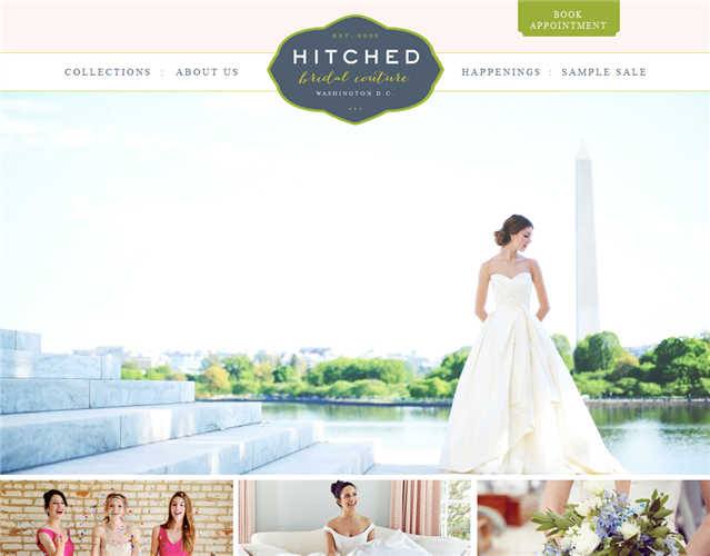 Hitched Salon Washington wedding bridal boutique