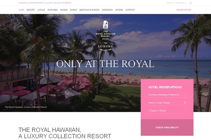 The Royal Hawaiian wedding vendor photo